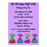 Put on your party hats invitation