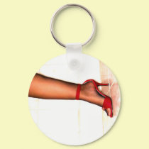 Put on your red shoes keychains