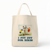 Put Out For Birds (kids) Grocery Tote Bag