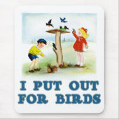 Put Out For Birds (kids) Standard Mousepad