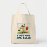 Put Out For Birds (kids) Grocery Tote