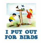 Put Out For Birds (kids) t-shirts
