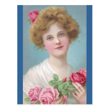 Put Roses in Your Cheeks Postcard