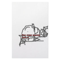 put some muscle stationery