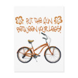 Put the FUN between your legs - Orange Post Cards