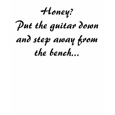 Put the guitar down T Shirts by AerieGuitars