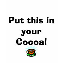 Put this in your Cocoa! t-shirts