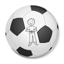 Put Your Child's Photo on a Soccer Magnet