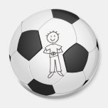 Put Your Child's Photo on a Soccer Magnet