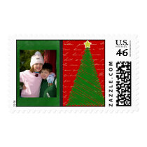 Put your kids photo on a Christmas stamp