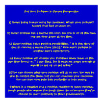 Put Your Problems in Proper Perspe... - Customized posters by chill31 Put Your Problems in Proper Perspe... - Customized posters