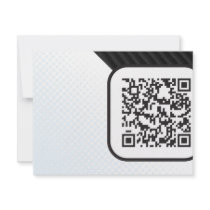 Put your Scannable QR code on these Invitations