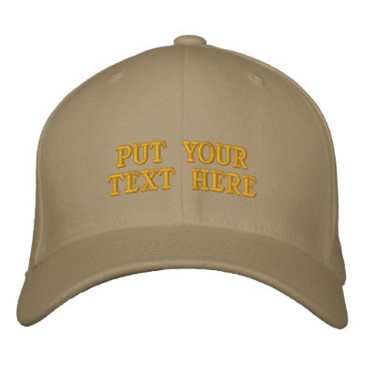 Put Your Text Here Baseball Cap Put Your Text Here Baseball Cap