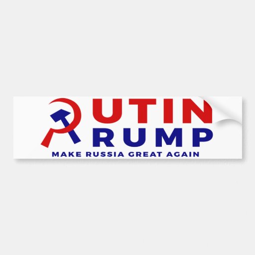 Putin/Trump Bumper Sticker Zazzle