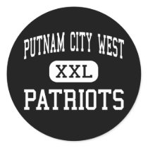 putnam city west - patriots - high - Oklahoma City stickers by customteamsportswear putnam city west - patriots - high - Oklahoma City stickers