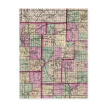 Putnam County and Vigo County Postcards