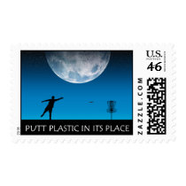 Putt Plastic In Its Place #6 Postage