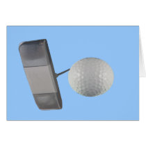 Putter and Golf Ball cards