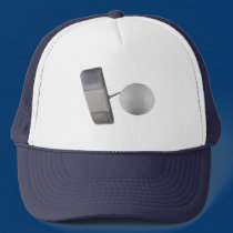 Putter and Golf Ball hats
