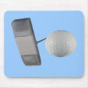Putter and Golf Ball mousepads