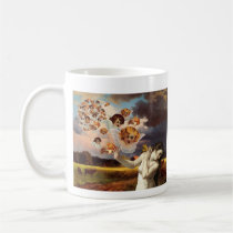 Putti attack mugs