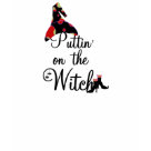 ladies_sheer_vneck - Puttin on the Witch T-shirts, tank tops, sweatshirts, long sleeve tees, mugs, cards, stickers, buttons, trick or treat bags, and other Halloween witch clothing and gifts.: Sizes  Available colors: white