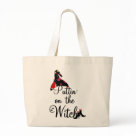 jumbotote - Puttin on the Witch T-shirts, tank tops, sweatshirts, long sleeve tees, mugs, cards, stickers, buttons, trick or treat bags, and other Halloween witch clothing and gifts.: Sizes  Available colors: natural