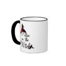ringer_mug - Puttin on the Witch T-shirts, tank tops, sweatshirts, long sleeve tees, mugs, cards, stickers, buttons, trick or treat bags, and other Halloween witch clothing and gifts.: Sizes  Available colors: black
