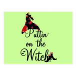 Puttin' on the Witch Tshirts and Gifts Postcards