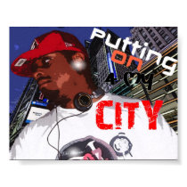 Putting On 4 My City posters