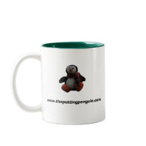 Putting Penguin Mug