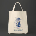 "Putting the fun in..." cloth grocery bag