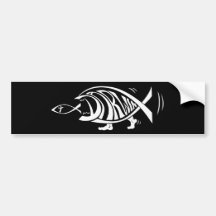 Putting the Win in Darwin (by sethness@deviantart) Bumper Stickers