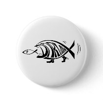 Putting the Win in Darwin (by sethness@deviantart) Pinback Button