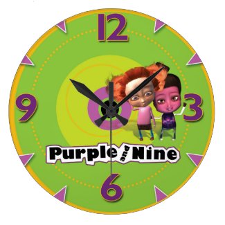 Puurple and Nine on Time