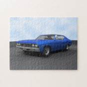 Puzzle: 1969 Chevelle SS: Blue Finish puzzle