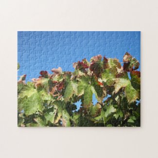 Puzzle: Autumn Grape Foliage puzzle