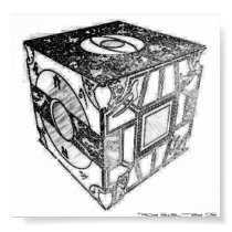 Puzzle Box Sketch 1 posters by Halfmast Puzzle Box Sketch 1 posters