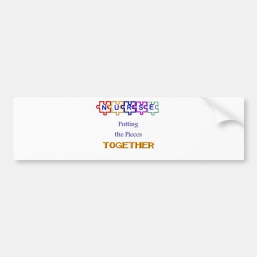 Puzzle Bumper Sticker
