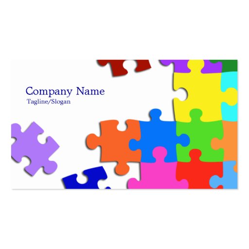 Puzzle Business Card Templates
