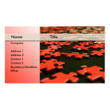 puzzle business cards