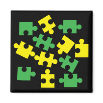 Puzzle game magnet by Thorninger Puzzle game magnet