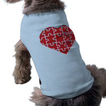 Puzzle Heart pet clothing