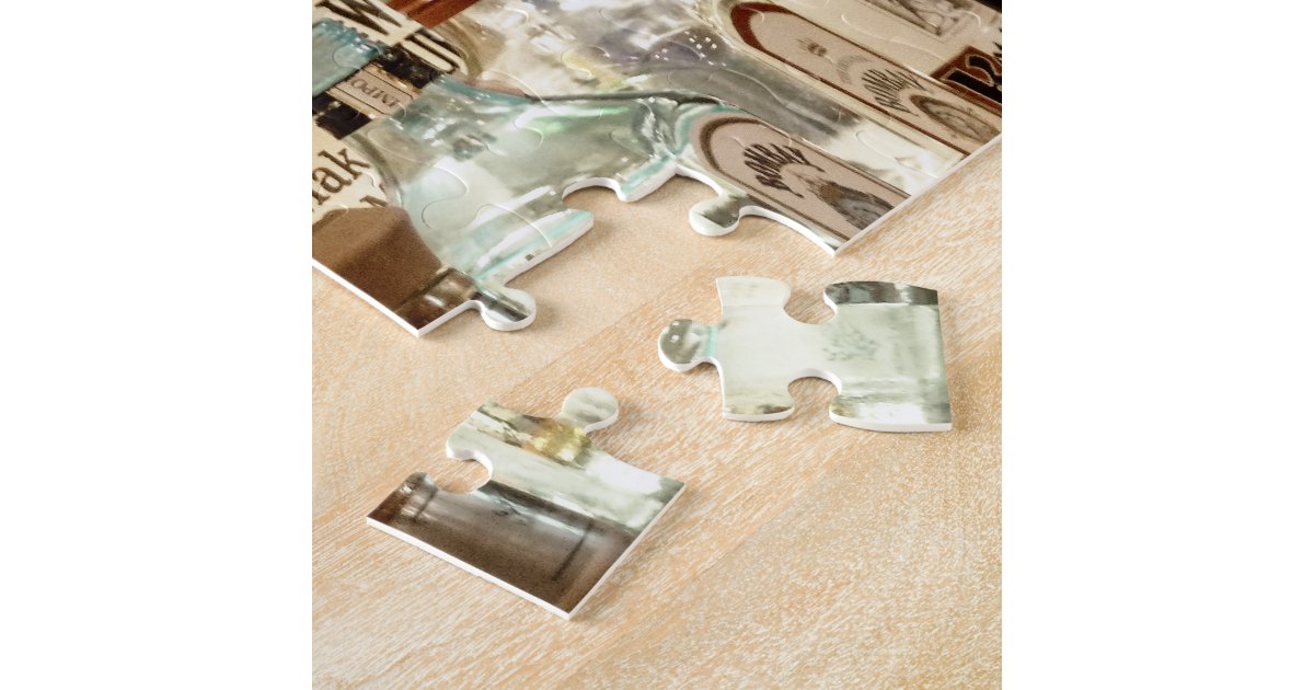 Puzzle Liquor Bottles Jigsaw Puzzle Zazzle