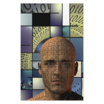 Puzzle Man Custom Stationery