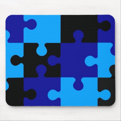 Puzzle Mouse Mats by lonvig