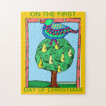 PUZZLE ON THE FIRST DAY OF CHRISTMAS PERSONALIZE