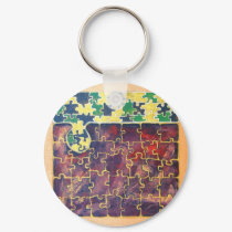 Puzzle Piece #15 keychains by inowicki Puzzle Piece #15 keychains