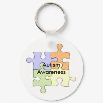 Puzzle Piece, Autism Awareness keychains