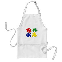 Puzzle Pieces Apron